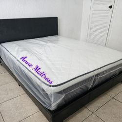 NEW QUEEN PILLOW TOP MATTRESS AND BOX SPRING