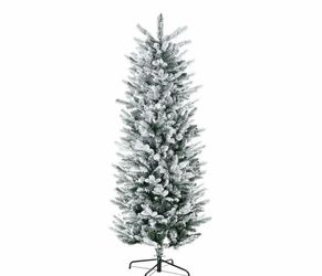 6' Flocked Christmas Tree