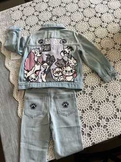 Disney Dogs denim outfit