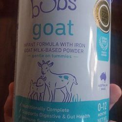 BUBS GOAT INFANT FORMULA WITH IRON GOAT MILK BASED POWDER 
6 CANS AVAILABLE 14.11 OUNCE CANS $25 EACH CAN OR $140 FOR ALL 6 CANS THEY RETAIL FOR $35 E