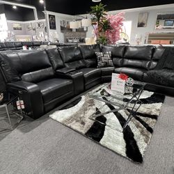 Power Recliner Sectional 