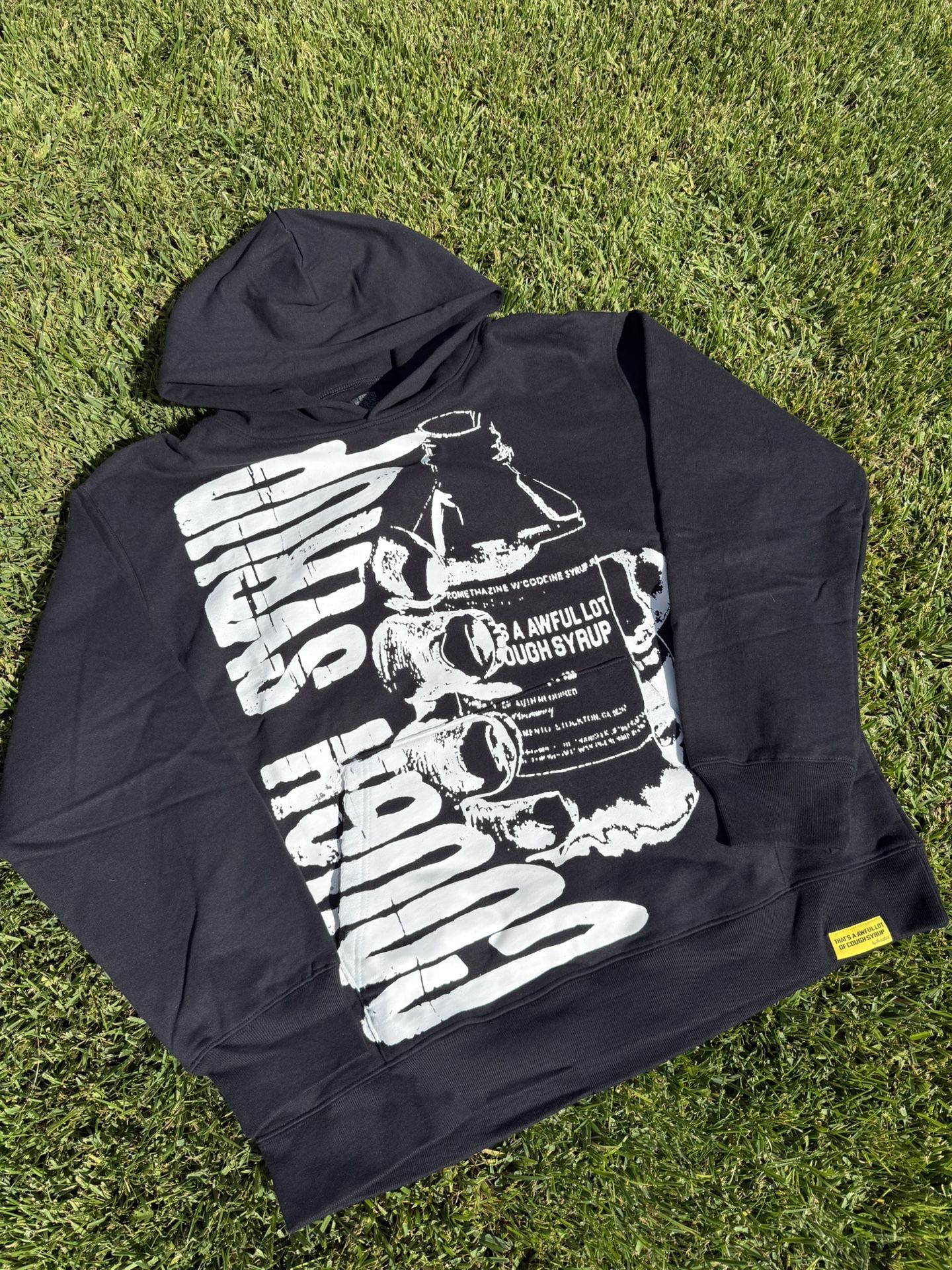 Awful Lot Of Cough Syrup Hoodie (Color/Black) Size L