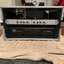 QSC RMX 5050 Amp, With DBS CROSSOVER 