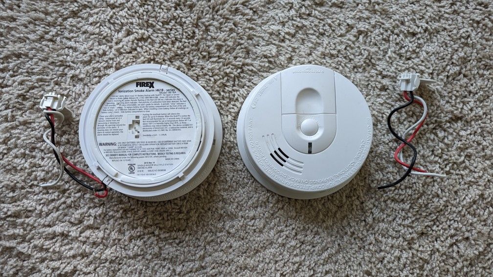 Wired Firex Smoke Detectors
