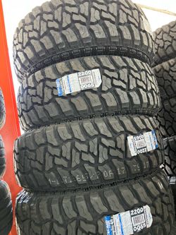 🚘✔️265/70/17 vendo set de llantas nuevas celimo M/T