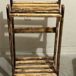 Treated Wood Plant Stand