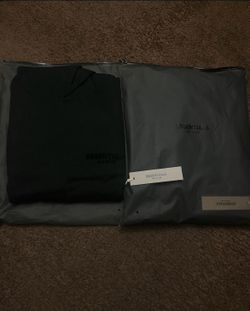 Black fear Of God Men’s Essentials Hoodie