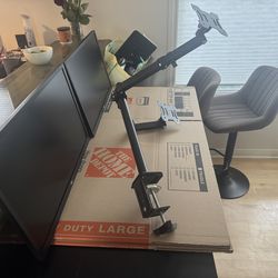 LG. Dual monitor AND stand