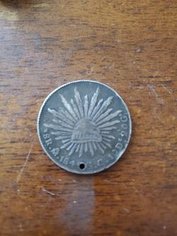Republica Mexicana coin 1849 Guanajuanto Mint