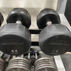 55lb Dumbbells 