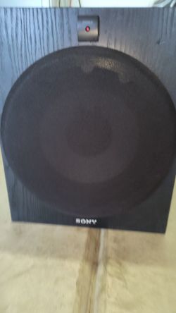 Sony Powered Subwoofer 