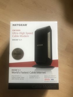 Netgear Nighthawk CM1000v2 DOCSIS 3.1 Cable Modem 
