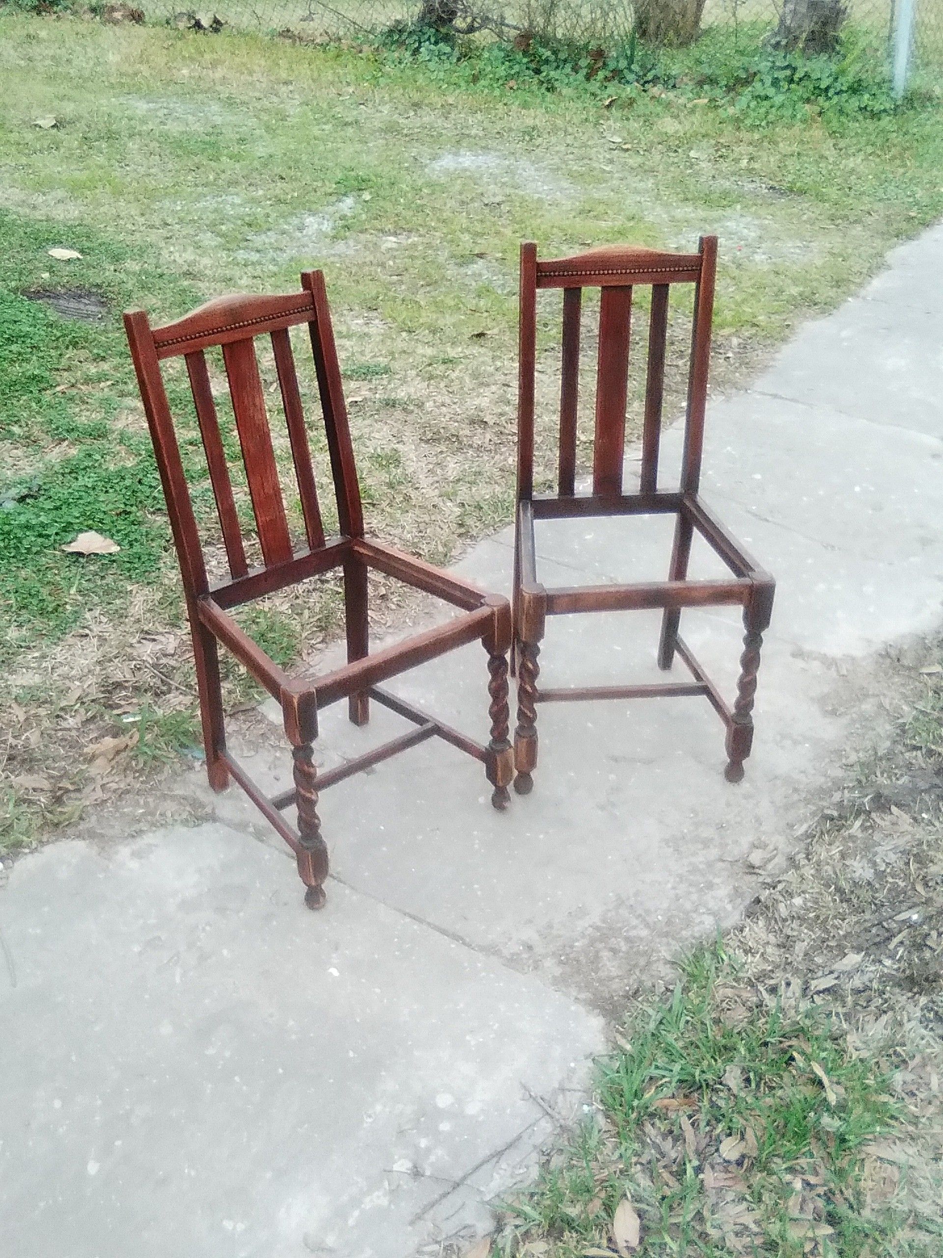 Barley twist chairs