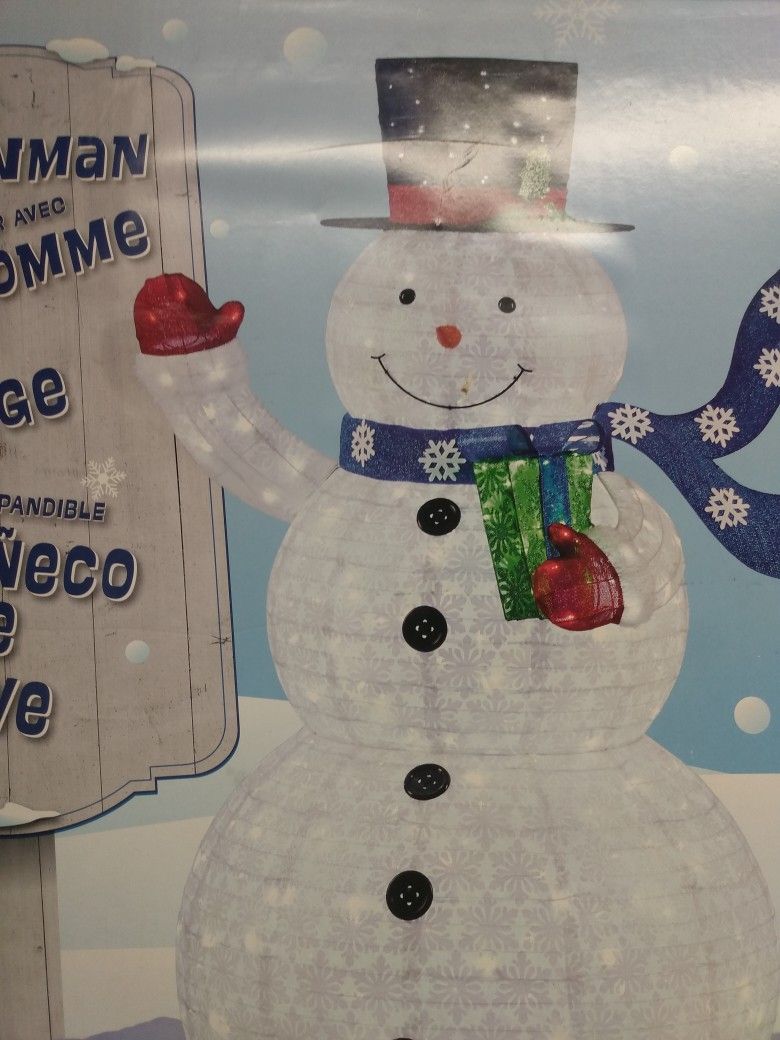 Muñeco De Nieve En Buenas Condiciones Está Nuevo