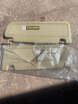 2008 Honda Tan Car Sun Visor Pair