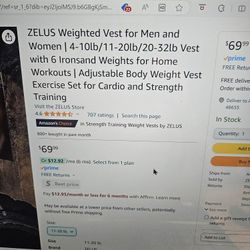 Weighted Vest 20lb