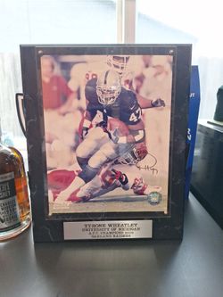 Tyrone Weatley Signed 8x10 Oakland Raiders