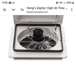  Zephyr high air flow ventilation system for Rvs And Motor homes
