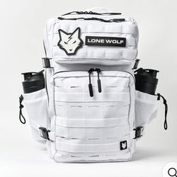 Brand New Lone wolf White Tactical Backpack- 45L