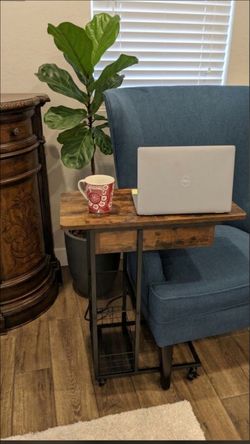** End Table with Charging Station **