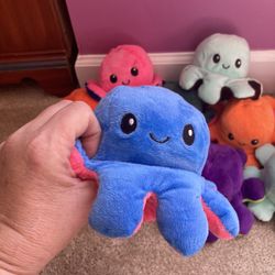 Flippy Happy/Grumpy Octopus  (Hot toy)