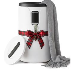 USHOWER Towel Warmers for Bathroom, 20L Large Towel Warmer Bucket for Spa, LCD Screen Display Time,
