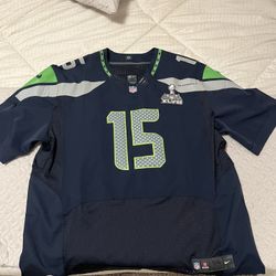 Seattle Seahawks Jermaine Kearse Super Bowl Patch Jersey Size 56