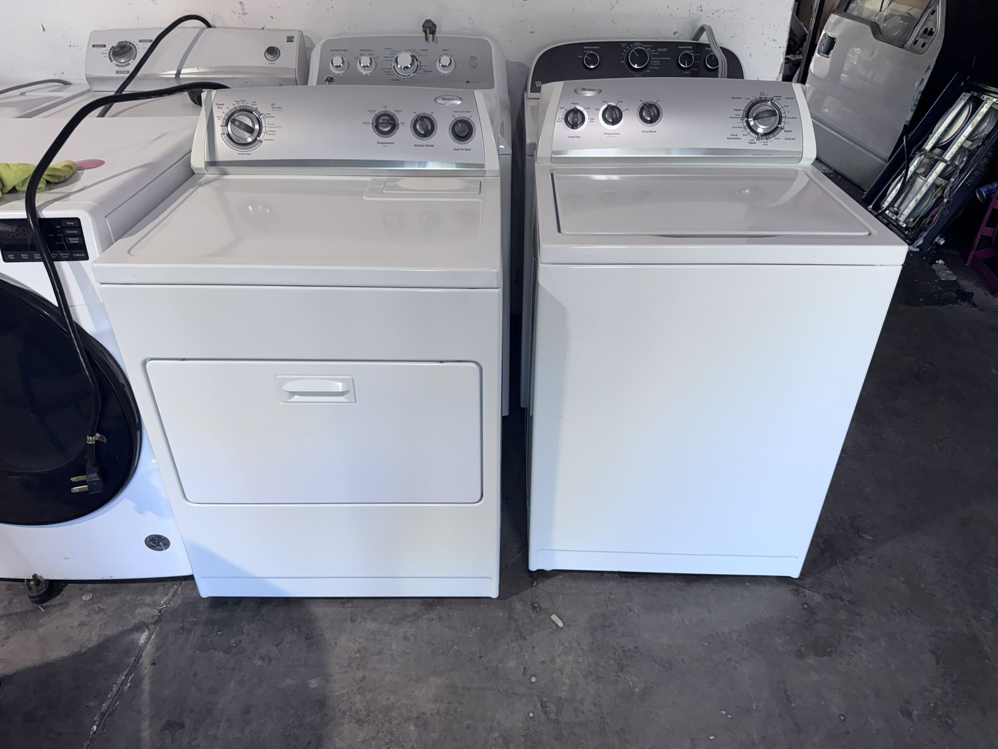 Whirlpool Washer And Dryer Set Large Capacity Heavy Duty