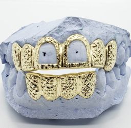 10 PC Gold Grill