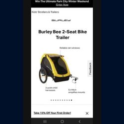 2 Seater Burlee BEE For BIKES