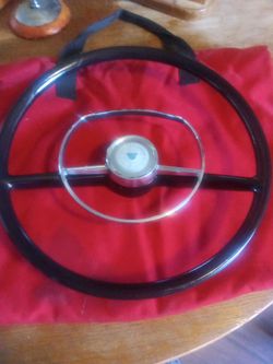 1967 Toyota Stout Pick Up Steering Wheels Complete with Chrome Hornring and Horn Button
