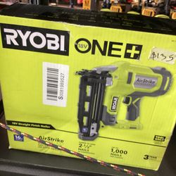 Ryobi 18V Brushless 16Ga Finish Nailer (Tool-Only) $135