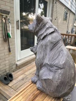 Bear statue