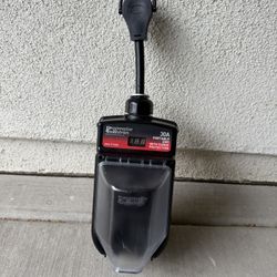 RV Surge Protector, Black, 30 Amp