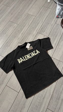 Balenciaga Black Logo T-Shirt with Tags