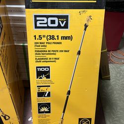 DEWALT 20V MAX Cordless Battery Powered Pole Pruner (Tool Only)