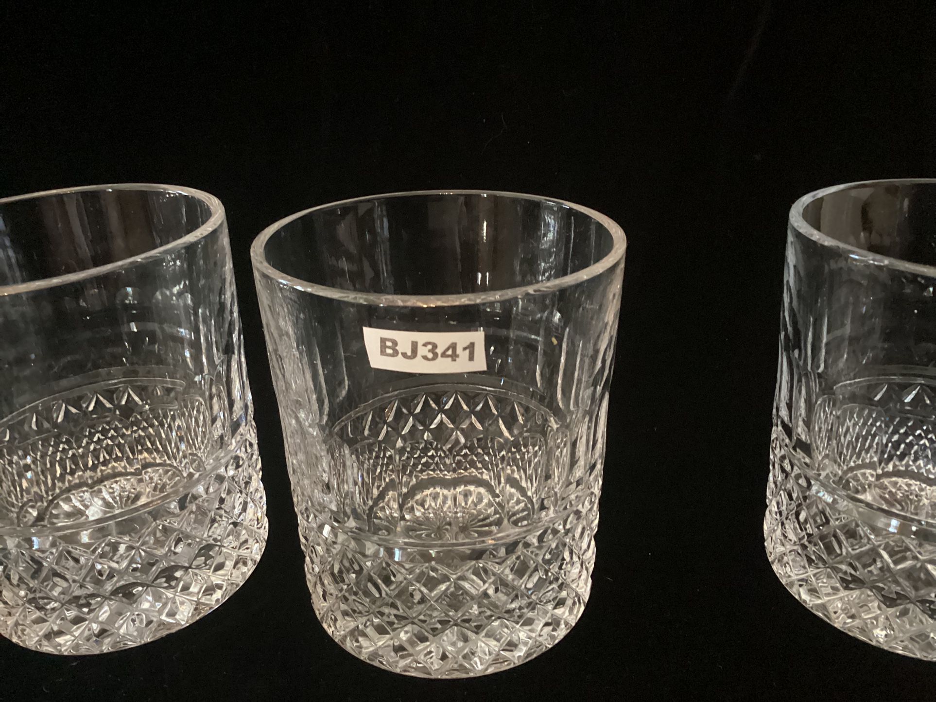 50% OFF Fine Cut Crystal Waterford???, Whiskey Set Of 4 Glasses BJ341
