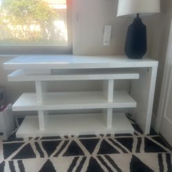 Modern white - deal/console/sofa table - multi use