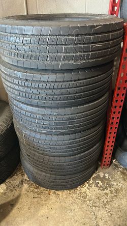 Set of Used Commercial Tires - 19.5