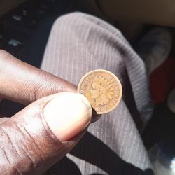 1882 Indian Penny  Rare