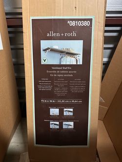 allen + roth Hartford Wood Closet Shelf Kit