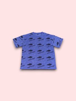 Balenciaga AOP athletic shirt blue men’s medium