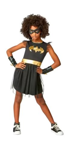 Girls Batgirl Halloween Costume