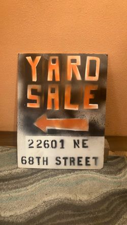 Garage Sale today!