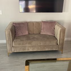 Sofa and loveseat