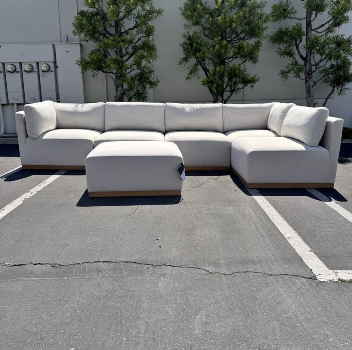 Henredon Murphy 6Pc Modular Sectional (Beige) *FREE DELIVERY 🚚*