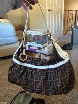 Fendi Zucca Hobo Shoulder Bag