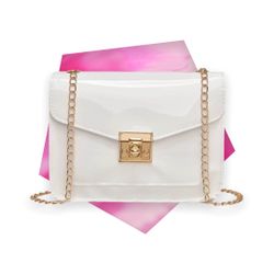 White And Gold Small New Purse 