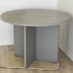 Gray Round Table