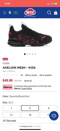 Puma Kids Size 2